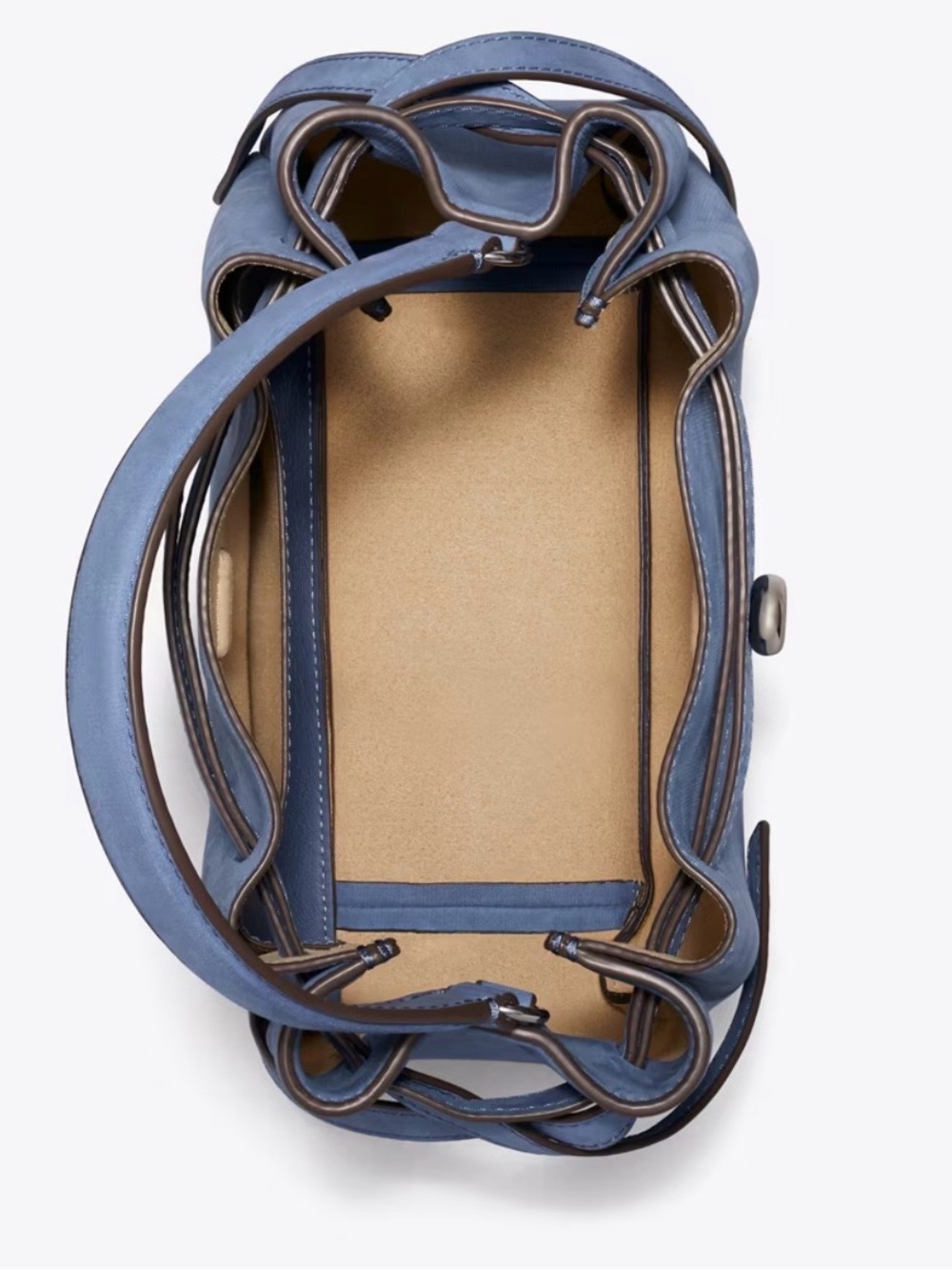 Tory Burch Romy Nubuck Bucket Bag - Picture 5 of 11